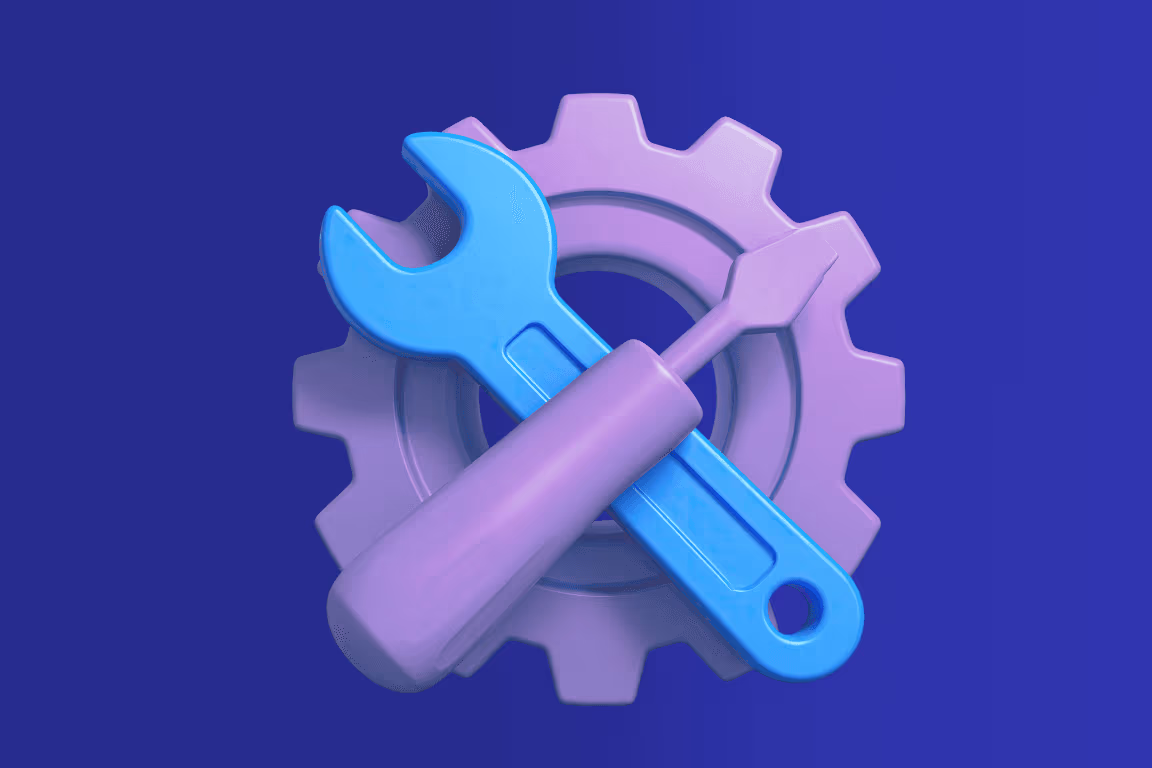 Set of OnlyFans creator tools arranged as app icons on a laptop screen