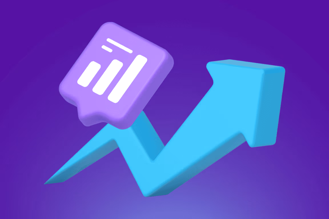 Creator analyzing data driven OnlyFans growth charts and subscriber insights on a monitor
