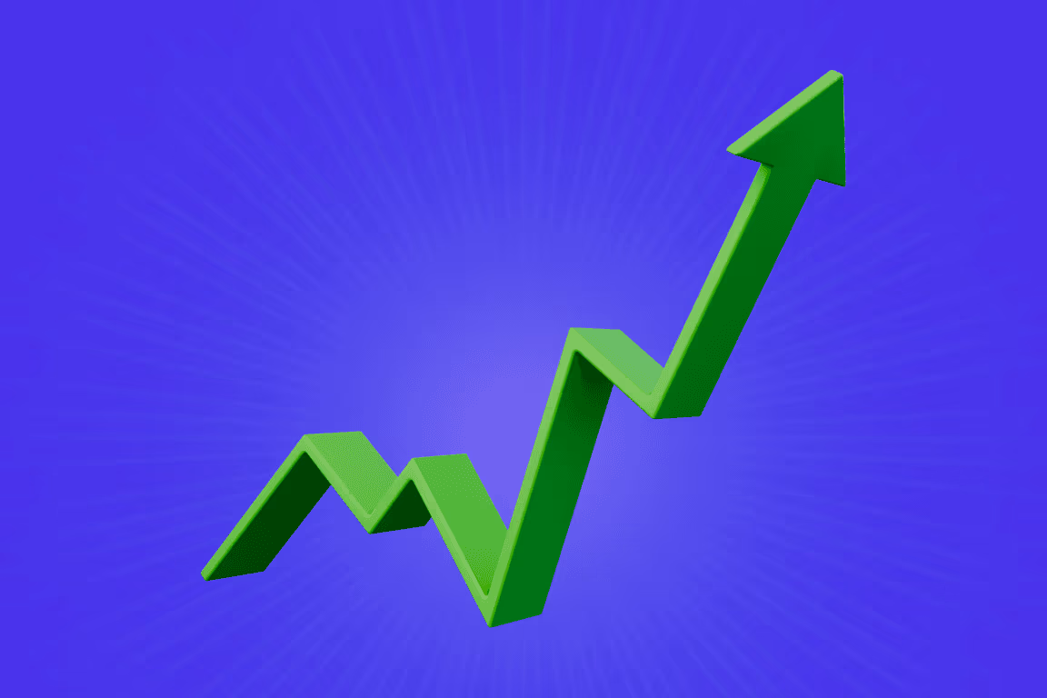 Agency manager comparing managing vs growing an OF page on two contrasting charts