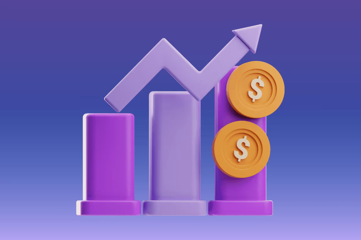 Creator analytics dashboard on a laptop showing subscriber growth and churn risk for an OF page