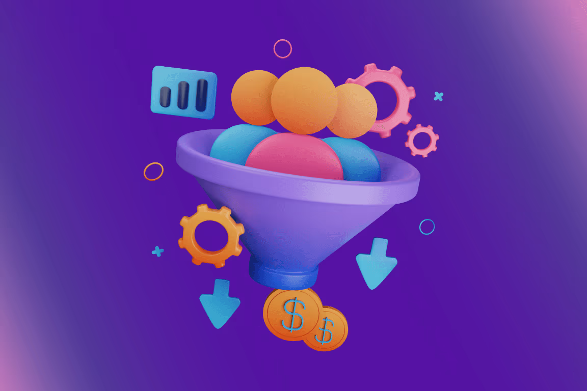Funnel diagram of an OF funnel strategy moving strangers through follow, subscribe, and renew