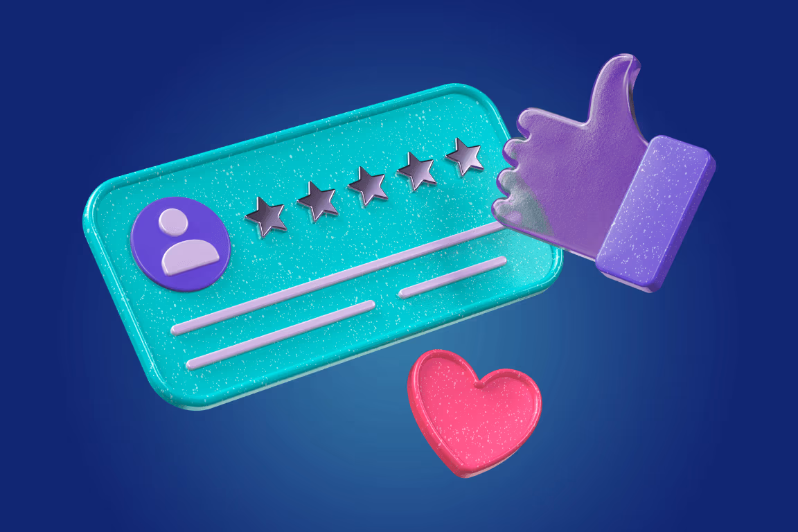 Agency owner reading an OFM CRM software review with star ratings and a comparison checklist
